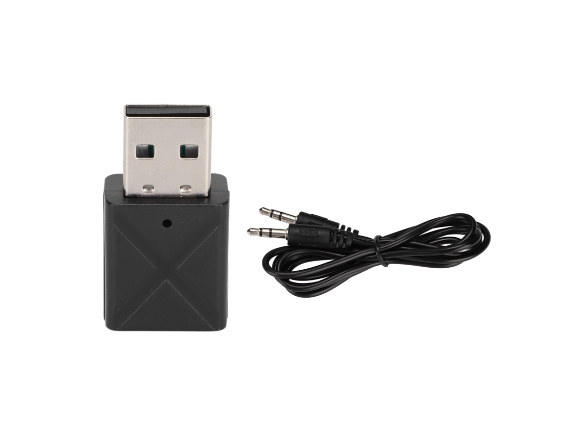 Adaptador Transmisor Bt 5.0 2 En 1, Inalámbrico, Ligero, Receptor Usb Para Coche, Hogar Y Tv