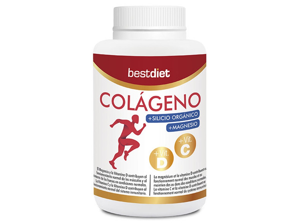BESTDIET Colágeno Silício Orgânico, 120 Cápsulas