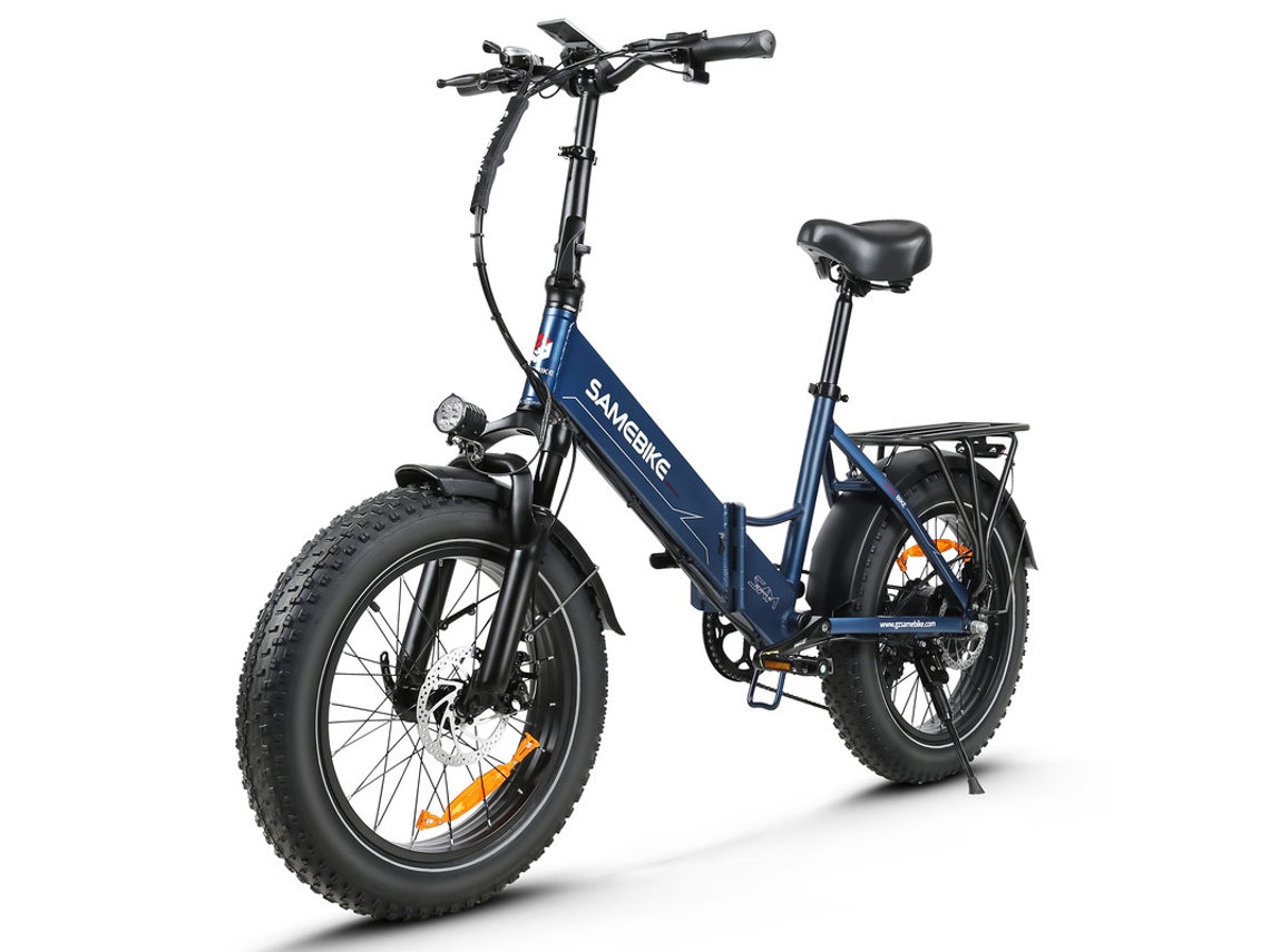 Bicicleta eléctrica SAMEBIKE Lotdm200-Ii 750 W 48V 13Ah Azul
