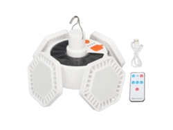 2026-lámpara Solar De Camping 4 Leaf Led Luz De Emergencia Al Aire Libre Con Carga Móvil