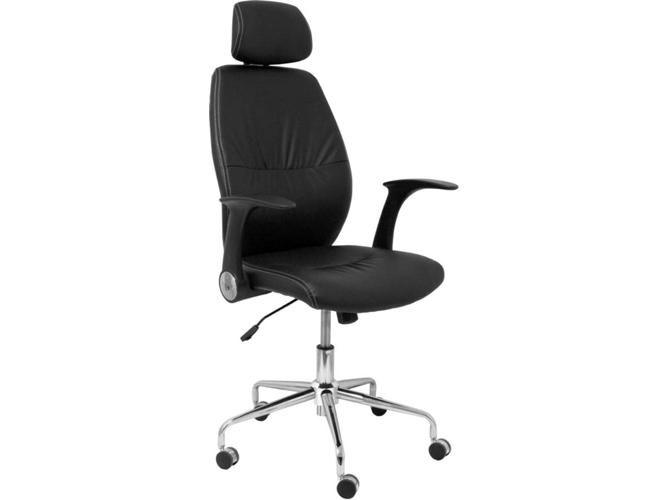 Piqueras Y Crespo huelves silla similpiel con cabecero negro piqu7 oficina talla unica de escritorio