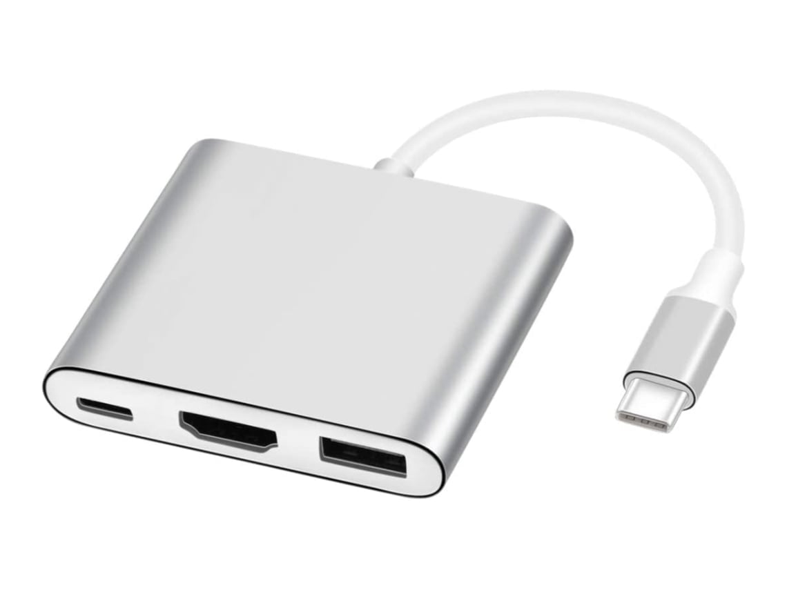 Adaptador Usb-C A Hdmi Convertidor Av Multipuerto Usb Tipo C A