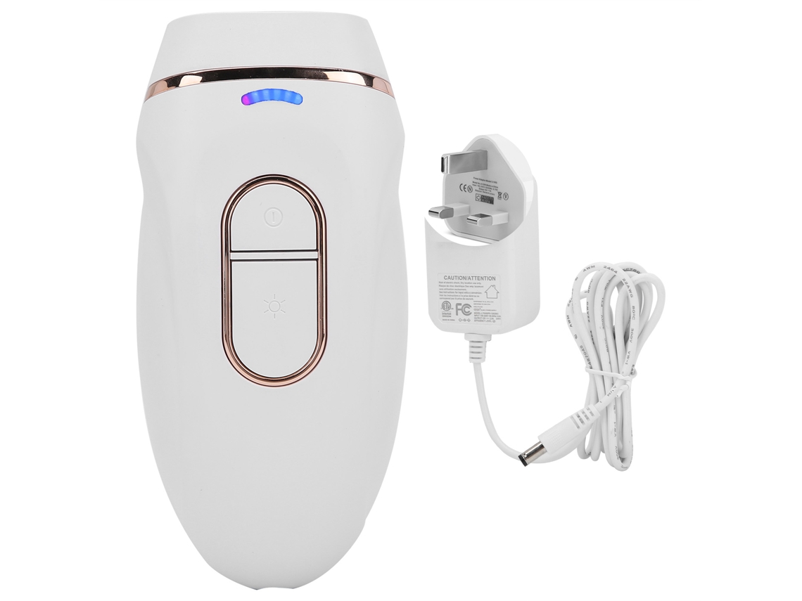 Máquina De Epilación Ipl Para Mujeres 5 Velocidades Eliminación Permanente De Pelo Casa 100-240v Plug Uk Blanco