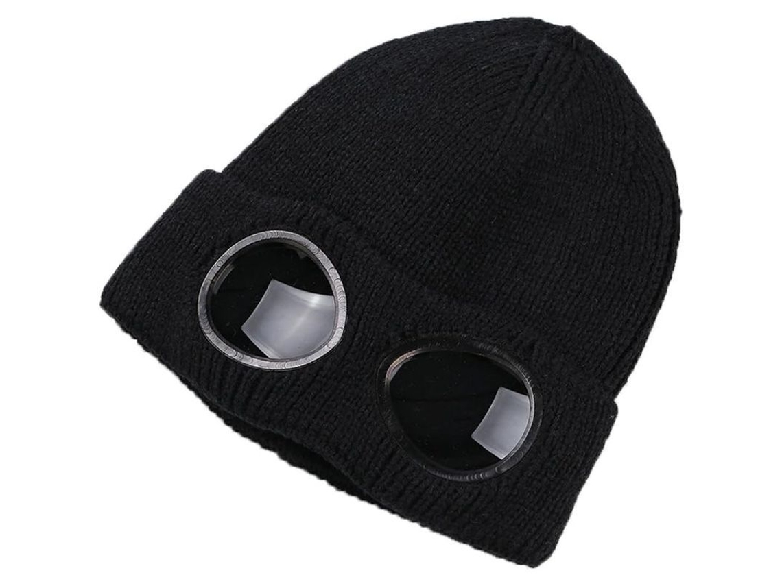 Gorro De Lana Unisex Con Gafas, Gorro De Invierno Cálido Y Elegante, Protección Contra El Frío Para Deportes Al Aire Libre Y Actividades De Ocio En Interiores.