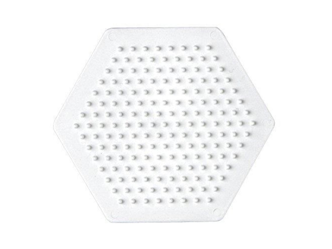 PLACA HEXAGONAL TRANSPARENTE HAMA MH223TR