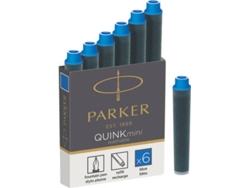Pack de 6 Recambios para Bolígrafos PARKER 1950409 Multicolor