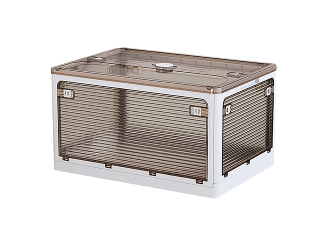 JOYBOS Caja de almacenamiento plegable 116 L multifuncional color blanco.
