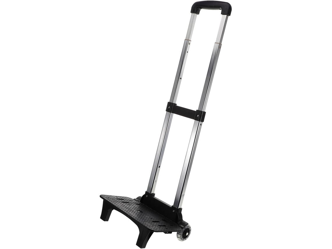 Carrito De La Compra Plegable Y Ligero, De Aleación De Aluminio Ajustable Con Ruedas Dobles, Capacidad De 30 Kg.