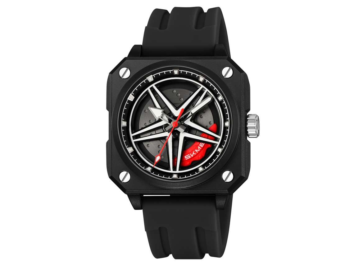 Reloj De Cuarzo Skmei 2362 Con Rueda Giratoria, Resistente Al Agua Hasta 30 M, Unisex.