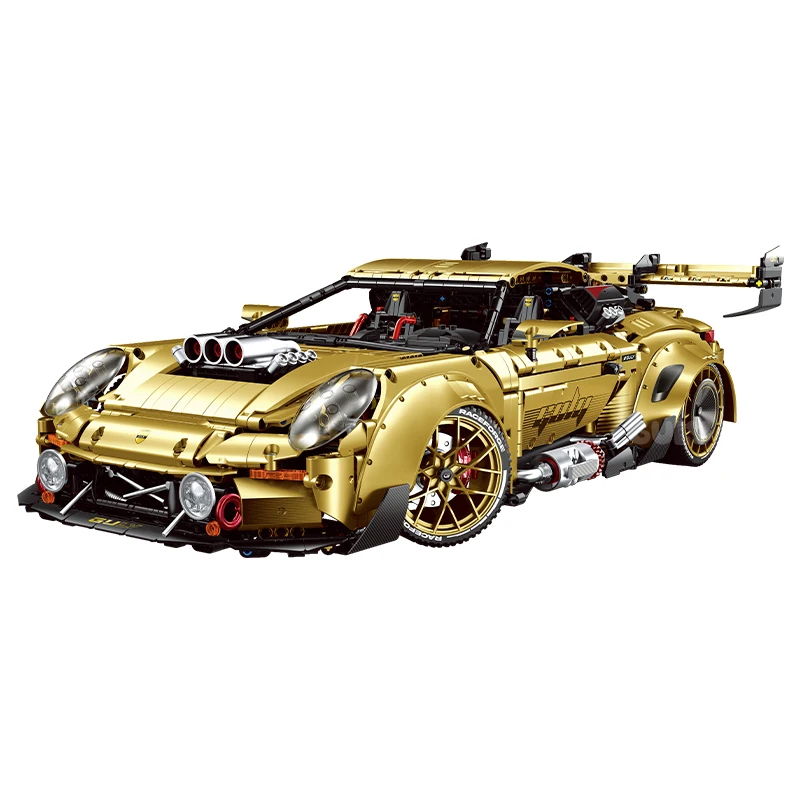 Coche Deportivo Teledirigido, Modelo De Construcción De Bloques, Juguete.