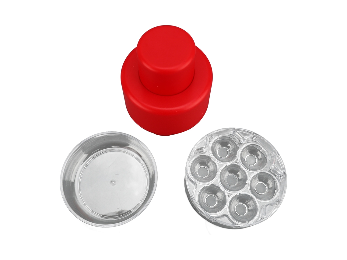 Desmoldante Múltiple Para Cerezas Con 7 Agujeros, Herramienta De Cocina, Extractor Rápido De Tuercas