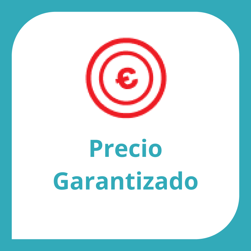 Precio Garantizado. Aseguramos el precio más bajo de los últimos 30 días devolviendo la diferencia del importe.