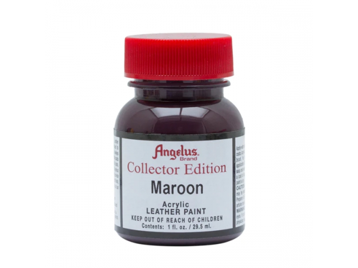 Pintura Cuero Y Polipiel Angelus Collector Edition 29,5 Ml (Maroon 336)