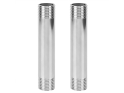 2 Conectores Roscados De Acero Inoxidable, Diámetro Igual G3/4, Adaptador Para Tubo De Extensión De 10 Cm