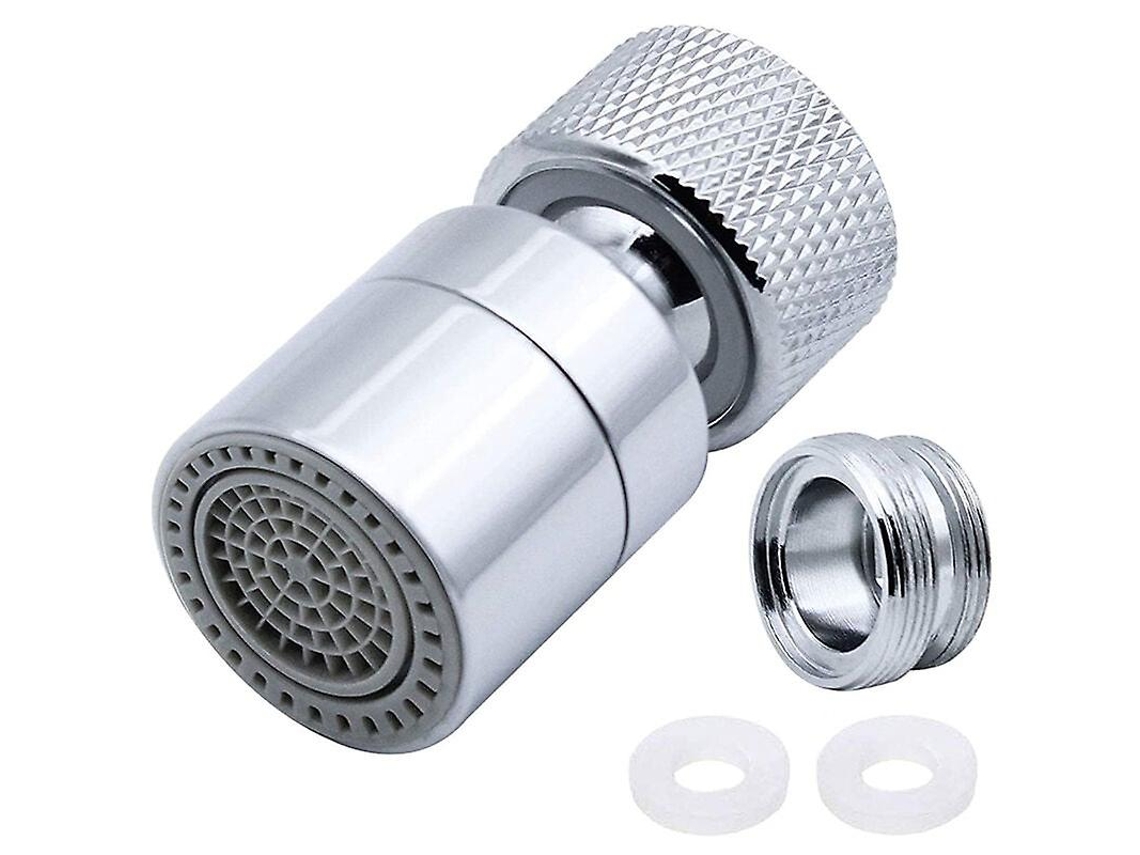 Aerador De Grifo Giratorio 360° Latón 2 Modos Ajustable Filtro Burbujero Con Adaptador Para Grifos M22 Hilo Externo