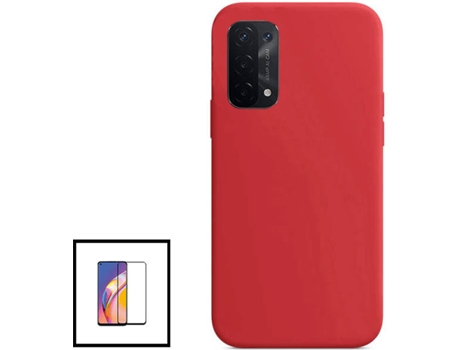 Kit Carcasa + Protector de Pantalla Oppo A54s PHONECARE Silicona Liquida