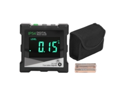 Inclinómetro Digital Con Nivel Electrónico, Pantalla Lcd, 4x90 Grados, Medición Magnética Ip54.