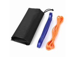 Banda De Resistencia De Látex De Alta Elasticidad Para Entrenamiento De Fuerza Y Culturismo Con Bolsa De Transporte.