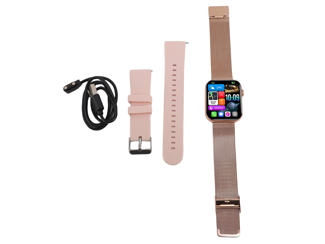 Reloj Inteligente Con Llamada Bluetooth Resistente Al Agua, Rastreador De Fitness, Pantalla Grande, Smartwatch