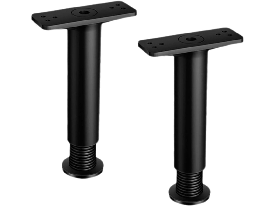 Patas De Cama Ajustables 13-22 Cm En Acero Resistente, Soporte Central Para Marcos Cama Y Muebles