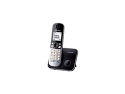 Teléfono Dect Panasonic Kx Tg6811fxb Con Manos Libres E Identificador De Llamadas Negro