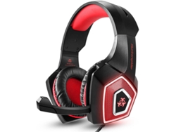 Auriculares Gaming con Cable OHPA AWN3 (On Ear - Micrófono - Rojo)