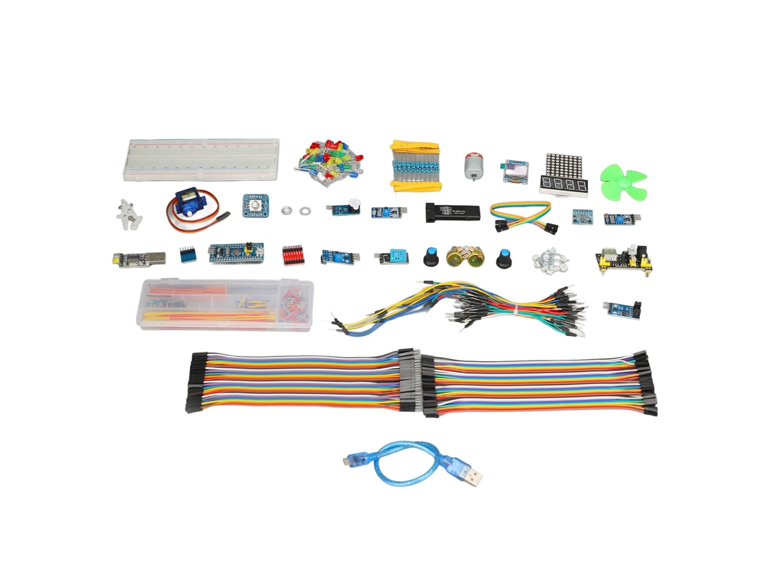 Kit De Inicio Con Placa De Desarrollo Stm32 Y Sensores Para El Aprendizaje De Microcontroladores.