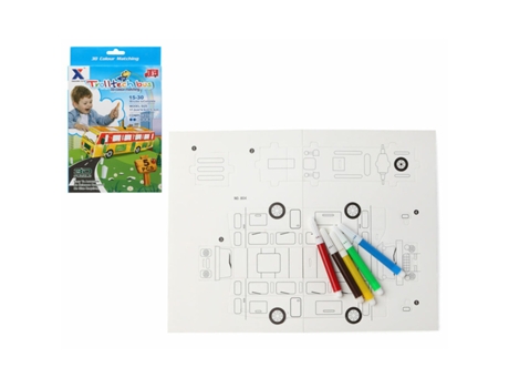 Juego Criativo BIGBUY KIDS Juego de Colorear Puzzle 3D (Edad Mínima Recomendada: 3 años)