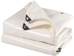 Lona Blanca De Exterior Para Protección Contra El Sol Y La Lluvia, Ideal Para Cobertizos.