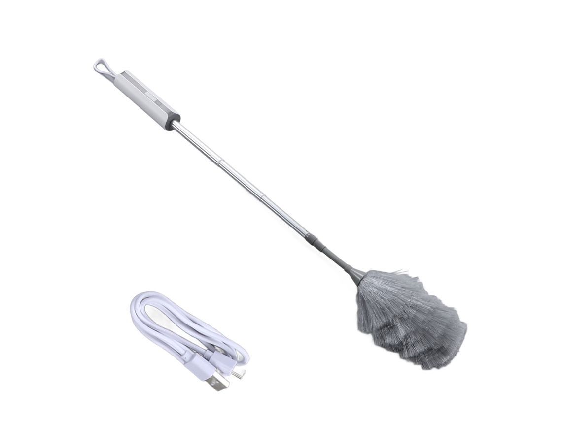 Plumero eléctrico de mano, inalámbrico, recargable, cepillo de limpieza para sala de estar, dormitorio y oficina.