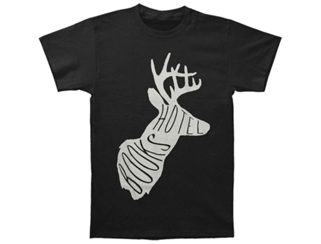 Camiseta ROCKINSTONE Ciervo Hotel Books (S)