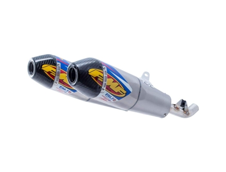 Silenciador de scooter con tapa FMF HON CRF450R/RX 17-18 DUAL S/S-TITANIUM FACTORY 4 1 RCT SLIP-ON MFLRS W/C-F