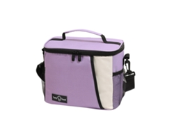Bolsa térmica grande reutilizable para el almuerzo con correa ajustable para el hombro, fabricada en tela Oxford. MDUG (morado)
