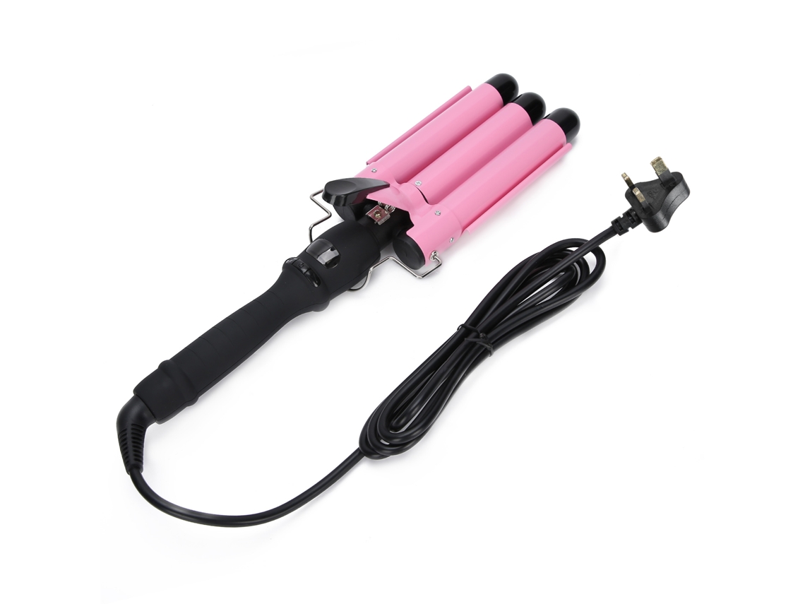 Vlrla-elétrico Cabelo Curling Iron Wand Styling Tool Uk Plug
