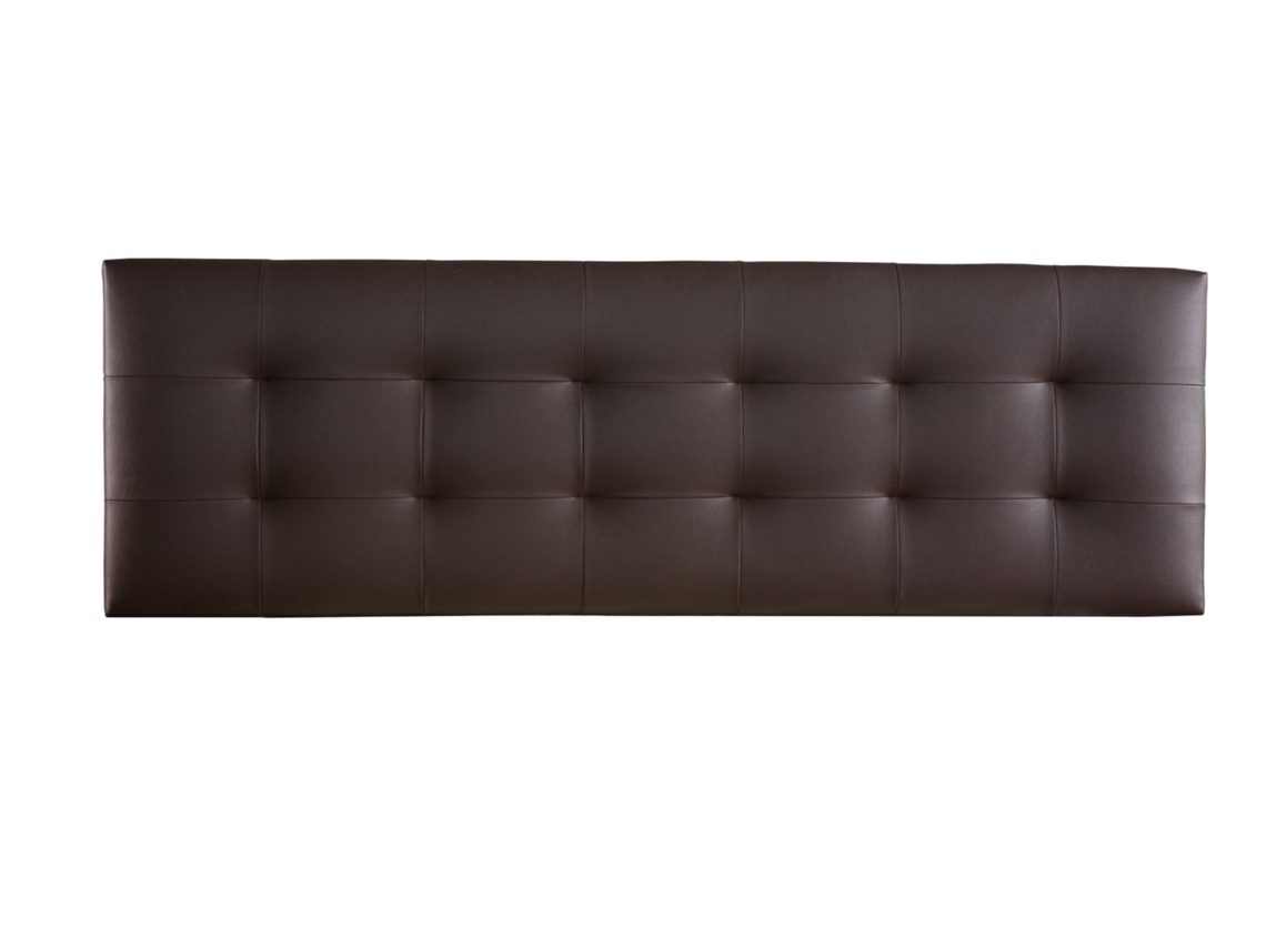 Cabecero Tapizado VERSALLES para Cama 160 ado Polipiel Chocolate ( 160 x 50 x 7 cm)
