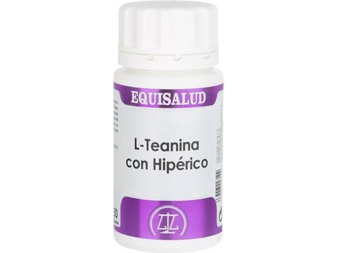 Complemento Alimentar EQUISALUD L-Theanine Com St. John'S Wort Holomega (50 cápsulas)