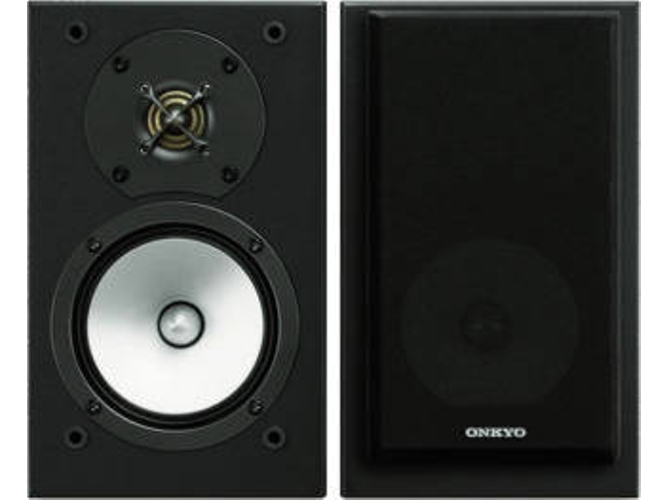 Altavoces Onkyo D175b 2 woofer 13 cm negro sistema de esterero con reflejo bajos frecuencia 65 hz100