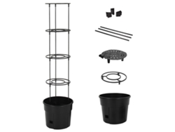 Maceta para Cultivar Tomates Ø29,5X115 cm Polipropileno Antracita