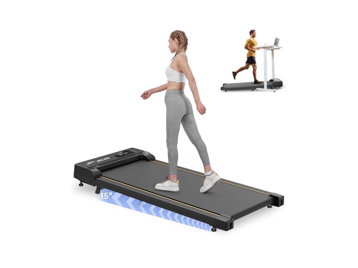 Cinta De Correr Compacta Jagjog Jt31 Con Inclinación De 15°, Pantalla Led Y Mando A Distancia.