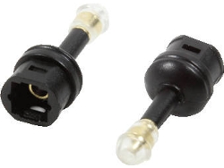 Adaptador LOGILINK (Mini Toslink - Negro)