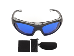 Gafas Buscador De Pelotas De Golf Con Visión Ancha Y Lentes Azules Marco Gris Para Deporte