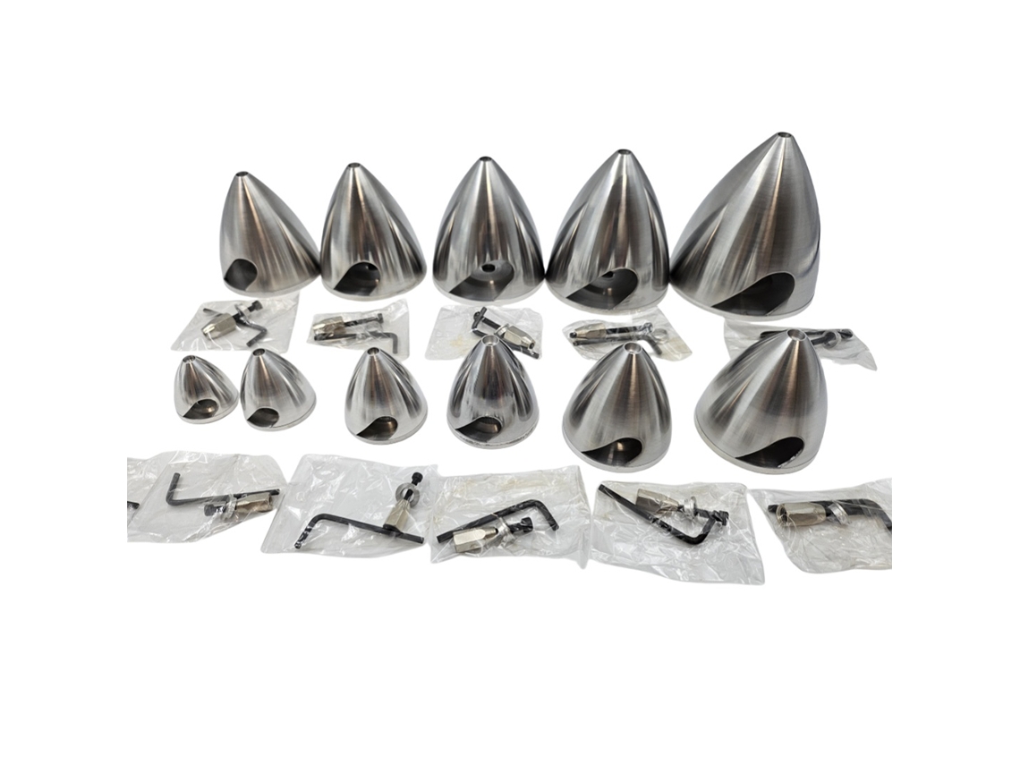 Hélice de aluminio de 32 mm, 38 mm, 45 mm, 51 mm, 57 mm, 64 mm, 70 mm, 76 mm, 82 mm, 89 mm, 95 mm y 102 mm para avión RC con motor de metanol.