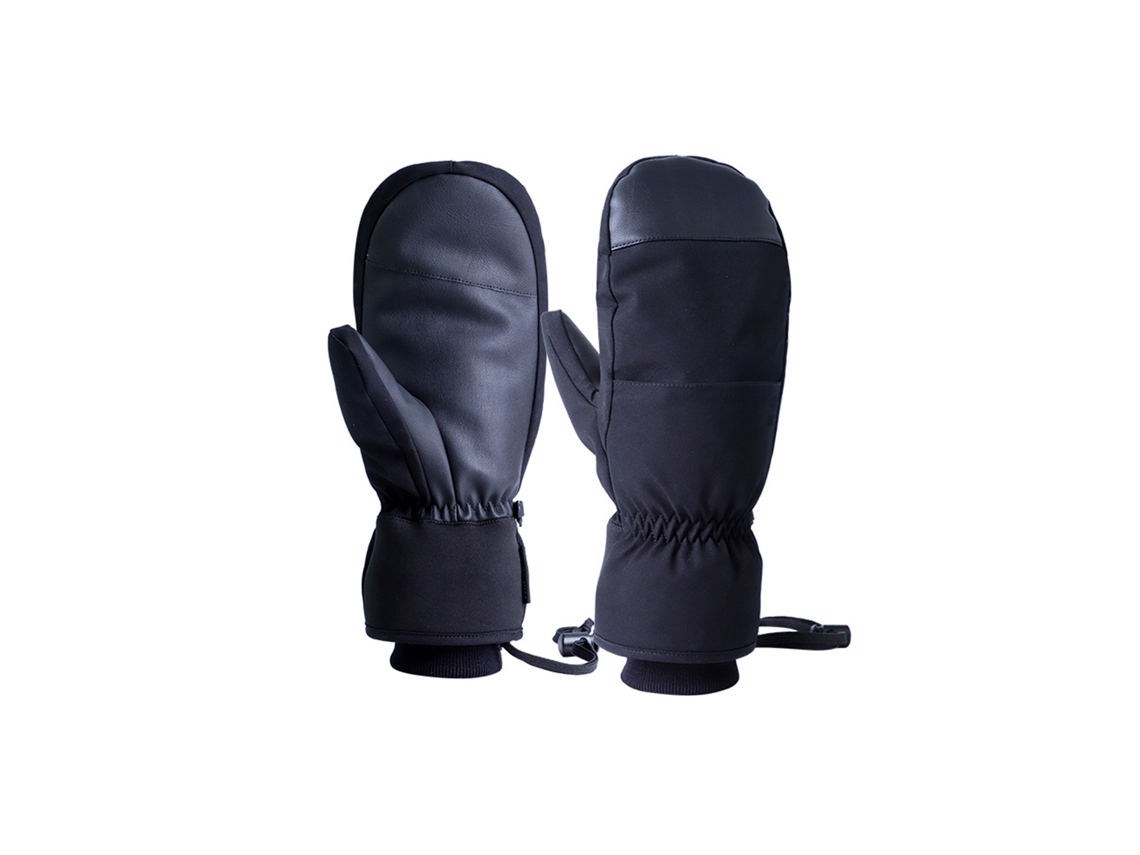 Guantes térmicos a prueba de viento para clima frío, guantes de esquí ligeros y aislantes con agarre antideslizante, diseño impermeable con compatibilidad