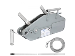 Cabrestante manual portátil Tekmaquinas de 1600 kg con marco de aluminio
