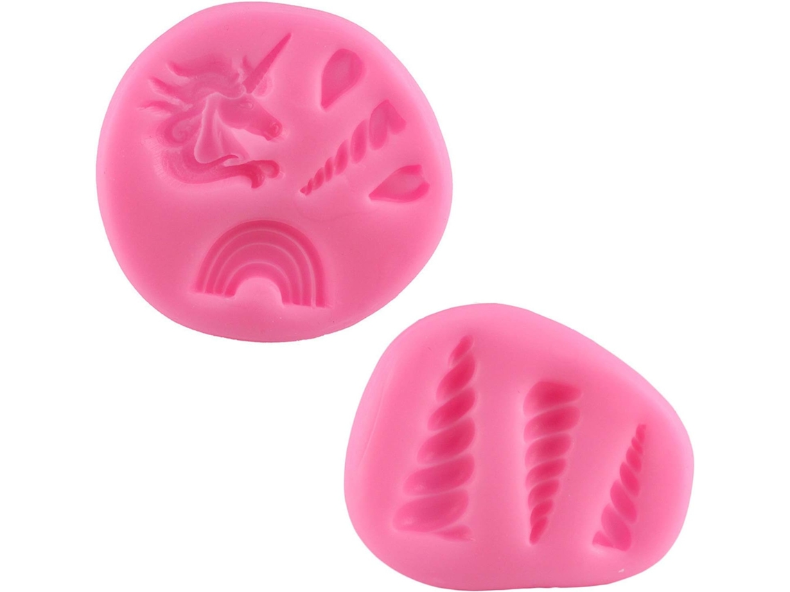 Juego JEIIBRZUI de 2 moldes de silicona para hornear, cada uno de un estilo diferente, Estilo 1 y Estilo 2