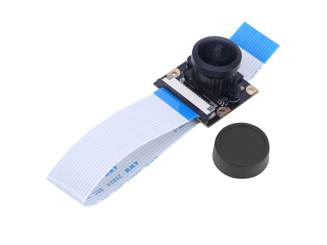 Módulo De Cámara 5mp Con Lente De 222° Enfoque Manual Para Raspberry Pi 4 Generación 3b