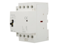 Contator De Ac Residencial 4p 63a 220v 50hz Com Chave Manual Para Trilho Din