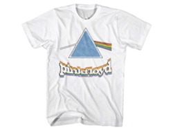 Camiseta de hombre Pink Floyd Dsotm Retro Prism Logo Rainbow Rock Band Album Concert TS0426