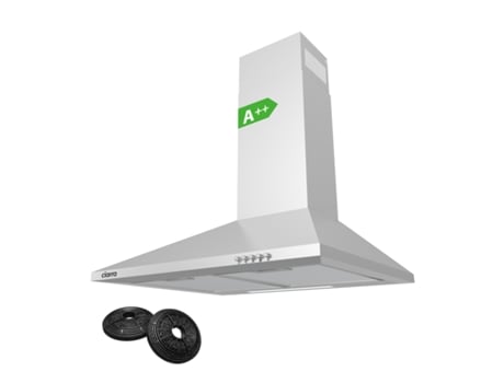 Campana extractora CIARRA 60cm de pared 370m3/h Clase A-201SS60