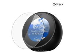 2 protectores de pantalla de cristal para Amazon Echo Spot